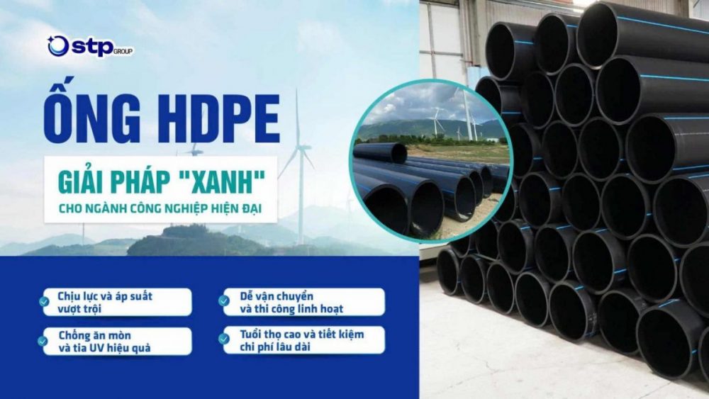 Ống nhựa HDPE thoát nước công nghiệp