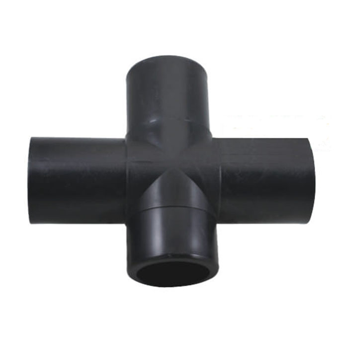 Tứ thông (chữ thập) HDPE hàn nối đầu